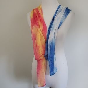 Thin Hand Dyed Chiffon Scarf bundle